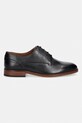 Tommy Hilfiger polobotky pánské kožené HILFIGER LEATHER DRESS SHOE FM0FM05777 černá SS26