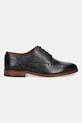 Tommy Hilfiger polobotky pánské kožené HILFIGER LEATHER DRESS SHOE FM0FM05777 černá SS26