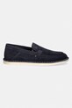Tommy Hilfiger mocasini bărbați din piele întoarsă HILFIGER STITCHDOWN SUEDE LOAFER FM0FM05782 bleumarin SS26