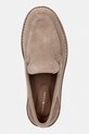Tommy Hilfiger mocasini bărbați din piele întoarsă HILFIGER STITCHDOWN SUEDE LOAFER bej FM0FM05782