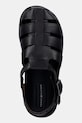 Tommy Hilfiger sandały męskie skórzane ADJUSTABLE FISHER LEATHER SANDAL czarny FM0FM05864