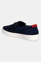 Obuv Tommy Hilfiger mokasíny pánske semišové MODERN LIGHT HYBRID SUEDE LOAFER FM0FM05786 tmavomodrá