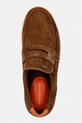 Tommy Hilfiger mokasíny pánske semišové MODERN LIGHT HYBRID SUEDE LOAFER hnedá FM0FM05786