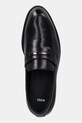 BOSS mokasyny skórzane Tayil-L czarny 50557630.001