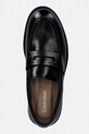 Calvin Klein mokasyny skórzane ESS RUBBER PENNY LOAFER POL LTH czarny HM0HM02025