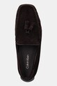 Calvin Klein mocassini in camoscio DRIVER TASSELS SU marrone HM0HM02028