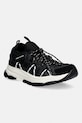 Armani Exchange sneakersy skóra zamszowa czarny XM002196.AF21423.UC001