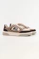 Karl Lagerfeld sneakersy skórzane KOURTNEY KL53026.3TN brązowy SS26