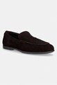 Calvin Klein mokasyny męskie zamszowe LOW PROF LOAFER SU brązowy HM0HM02081