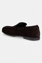Obuwie Calvin Klein mokasyny męskie zamszowe LOW PROF LOAFER SU HM0HM02081 brązowy