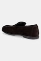 Obuwie Calvin Klein mokasyny męskie zamszowe LOW PROF LOAFER SU HM0HM02081 brązowy