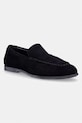 Calvin Klein pánske semišové mokasíny LOW PROF LOAFER SU čierna HM0HM02081