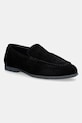 Calvin Klein mokasyny męskie zamszowe LOW PROF LOAFER SU czarny HM0HM02081
