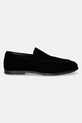 Calvin Klein mokasyny męskie zamszowe LOW PROF LOAFER SU HM0HM02081 czarny SS26