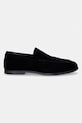 Calvin Klein mokasyny męskie zamszowe LOW PROF LOAFER SU HM0HM02081 czarny SS26