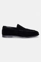 Calvin Klein pánske semišové mokasíny LOW PROF LOAFER SU HM0HM02081 čierna SS26