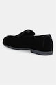 Obuwie Calvin Klein mokasyny męskie zamszowe LOW PROF LOAFER SU HM0HM02081 czarny