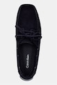 Calvin Klein mocasini pentru bărbați, din piele întoarsă DRIVER BOAT SU bleumarin HM0HM02084