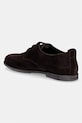 Obuwie Calvin Klein półbuty męskie zamszowe LOW PROF DERBY SU HM0HM02232 brązowy
