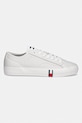 Tommy Jeans ARCHIVE VULC. Y2K LONG LACE tenisówki męskie skórzane EM0EM01676 biały SS26