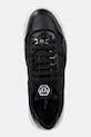 Kožené tenisky Philipp Plein Low-Top Moonwalker MSC4075.PLE005N.0202 čierna