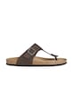 Geox japonki nubukowe U SANDAL GHITA brązowy U159VD00032C6024