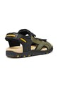 Obuwie Geox sandały trekkingowe męskie UOMO SANDAL STRADA U8224D0EKBCCB39B zielony