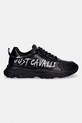 Just Cavalli sneakersy męskie skórzane 80QA3SH1ZPC21899 czarny SS26