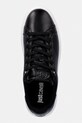 Just Cavalli sneakersy skórzane czarny 80QA3SBAZPC16899