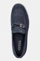 Guess mokasyny męskie zamszowe HEAWS granatowy FMJHEA.SUE14.BLUE