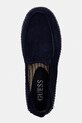 Guess mocasini pentru bărbați, din piele întoarsă LOPADE bleumarin FMJLOP.SUE14.BLUE