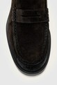 Μοκασίνια σουέτ AllSaints Bloom Suede Loafer M022FC.DBR καφέ