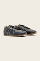 AllSaints Liam Low Top sneakersy męskie skórzane M043FE czarny SS26