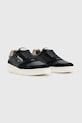 AllSaints sneakersy skórzane Regan Low Top M037FE czarny SS26