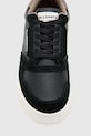 AllSaints sneakersy skórzane Regan Low Top M037FE czarny