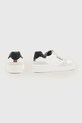 Obuwie AllSaints sneakersy skórzane Regan Low Top M037FE.WHT beżowy