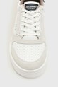 AllSaints sneakersy skórzane Regan Low Top M037FE.WHT beżowy