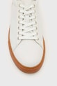 AllSaints Tucker Low Top sneakersy męskie skórzane M036FE biały