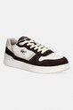 Lacoste sneakersy skórzane Men T-Clip Set Sneakers tekstylny brązowy 51SMA0100
