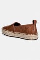 Obuv Michael Kors espadrily pánske kožené Elias Espadrille 42S6ELFP1L.230 hnedá