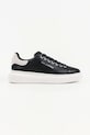 Karl Lagerfeld sneakers in pelle Kore pelle fiore nero KL56525.000
