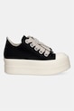 Rick Owens DRKSHDW Mega Bumper Jumbolace Low tenisówki męskie DU01F4851.DOW2 czarny SS26