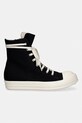 Rick Owens DRKSHDW trampki Denim DU01F4800.DO czarny SS26