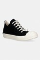 Rick Owens DRKSHDW tenisówki Denim Low tekstylny czarny DU01F4802.SLASH