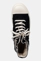 Rick Owens DRKSHDW trampki Denim czarny DU01F4800.SLASH