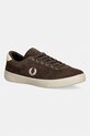 Fred Perry sneakersy męskie zamszowe brązowy B2328