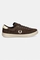 Fred Perry sneakersy męskie zamszowe B2328 brązowy SS26