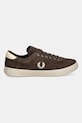 Fred Perry sneakersy męskie zamszowe B2328 brązowy SS26