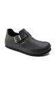 Birkenstock półbuty skórzane London 166543 czarny SS26
