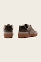 Обувь AllSaints Regan Plus Low Top кроссовки мужские кожаные M055FE коричневый